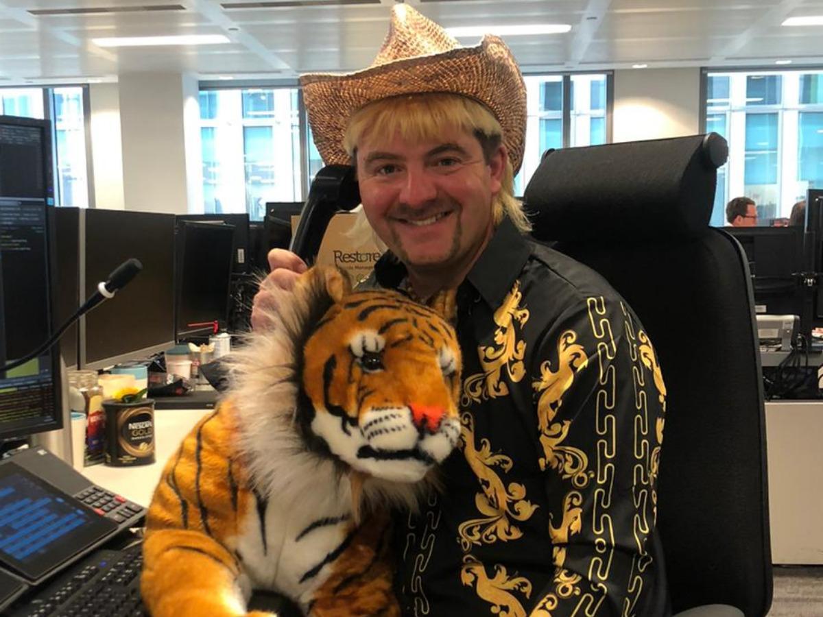 Tom Hart has raised an enormous £12,860 in his Tiger King